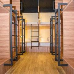 Fin Hostel Co Working Кровать в общем номере с двухъярусной кроватью фото 10