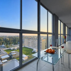 Отель City Aparthotel Wola Апартаменты с различными типами кроватей фото 7