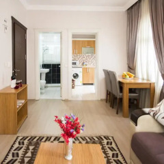 Апартаменты Feyza Apartments Студия Делюкс с различными типами кроватей фото 8