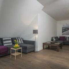 Отель Penthouse Stephansplatz Люкс с различными типами кроватей фото 40