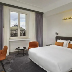 Отель Park Plaza Nuremberg Улучшенный номер разные типы кроватей фото 3