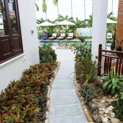 Отель Hoi An Golden Rice Villa 2* Улучшенный номер с различными типами кроватей фото 4