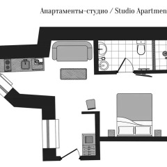 Отель Turgenev Residence 3* Студия фото 15