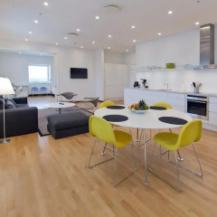 Апартаменты Europahuset Apartments Улучшенные апартаменты с 2 отдельными кроватями фото 8