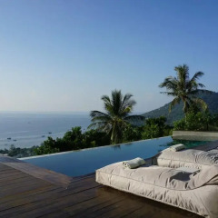 Отель Naroua Villas 4* Вилла Делюкс с различными типами кроватей фото 8