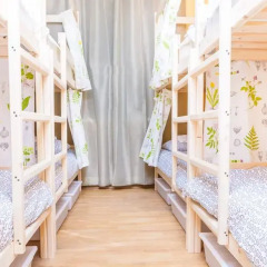 Гостиница Hostels Rus Golovinskiy Кровать в общем номере с двухъярусной кроватью фото 3