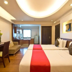 Golden Sea Pattaya Hotel 3* Студия Делюкс с различными типами кроватей фото 2
