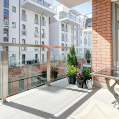 Отель Apartinfo Waterlane Apartments Польша, Гданьск - отзывы, цены и фото номеров - забронировать отель Apartinfo Waterlane Apartments онлайн балкон