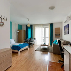 Апартаменты Sun Resort Apartments Студия Делюкс с различными типами кроватей фото 12