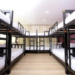 Thai Cat Hostel Bb Bangkok Кровать в общем номере фото 2