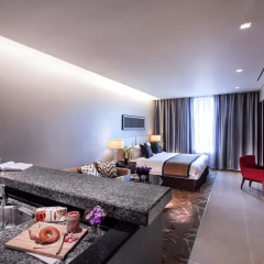 Отель Oakwood Premier Coex Center Студия с различными типами кроватей фото 5