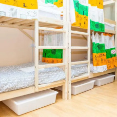Гостиница Hostels Rus Golovinskiy Кровать в общем номере с двухъярусной кроватью фото 2
