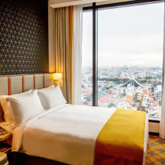 Отель Holiday Inn Express Singapore Katong 3* Стандартный номер с различными типами кроватей фото 8