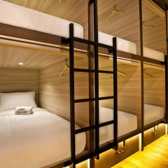 Capsule Pod Boutique Hostel Кровать в общем номере фото 2