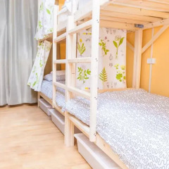 Гостиница Hostels Rus Golovinskiy Кровать в общем номере с двухъярусной кроватью фото 12