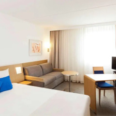 Отель Novotel Brussels Airport 3* Улучшенный номер с различными типами кроватей фото 3