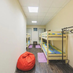 Мини-Отель Компас Кровать в общем номере с двухъярусной кроватью фото 13