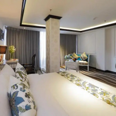 A&Em Corner Sai Gon Hotel 4* Люкс с различными типами кроватей фото 5