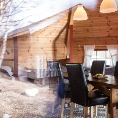 Отель Vestvatn - Arctic Cabins 2* Студия с различными типами кроватей фото 5