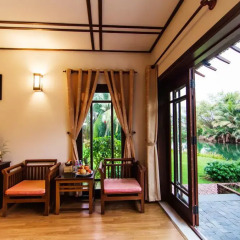 Отель Riverside Bamboo Resort Hoi An 3* Люкс с различными типами кроватей фото 8
