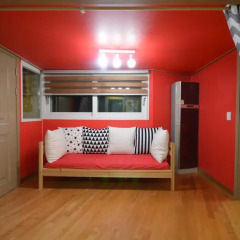 Отель Han River Guesthouse 2* Семейная студия с двуспальной кроватью фото 23