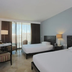 Отель Reflect Krystal Grand Cancun Улучшенный номер с разными типами кроватей фото 11