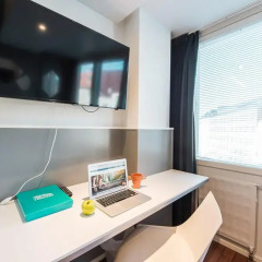 Отель Forenom Aparthotel Helsinki Kamppi Финляндия, Хельсинки - 1 отзыв об отеле, цены и фото номеров - забронировать отель Forenom Aparthotel Helsinki Kamppi онлайн удобства в номере фото 2