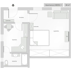 Апартаменты Sanhaus Apartments Студия фото 38