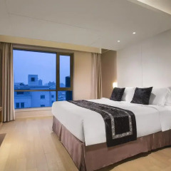Отель Citadines Central Xi'an Представительский номер с различными типами кроватей фото 13
