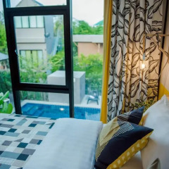 Отель Villa Na Pran, Pool Villa 3* Стандартный номер с различными типами кроватей фото 11
