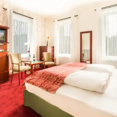 Отель Villa Waldfrieden 3* Стандартный номер с различными типами кроватей фото 4