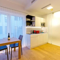 Апартаменты Wienwert Apartments Getreidemarkt Апартаменты с различными типами кроватей фото 4