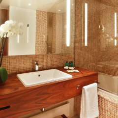 Отель JW Marriott Cannes 5* Улучшенный номер с различными типами кроватей фото 6