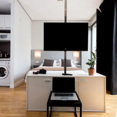 Отель Mon Suites Catedral 4* Студия с различными типами кроватей фото 9