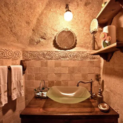 Мини-отель Oyku Evi Cave Турция, Айвали - отзывы, цены и фото номеров - забронировать отель Мини-отель Oyku Evi Cave онлайн ванная фото 2