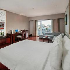 Quoc Hoa Premier Hotel 4* Люкс разные типы кроватей фото 3