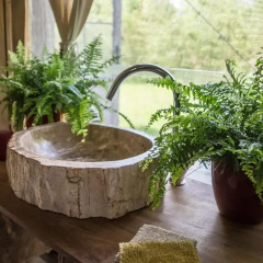 Отель Glamping Canonici di San Marco Италия, Мирано - отзывы, цены и фото номеров - забронировать отель Glamping Canonici di San Marco онлайн ванная