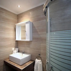 Отель Irida Apartments Греция, Пефкохори - отзывы, цены и фото номеров - забронировать отель Irida Apartments онлайн ванная