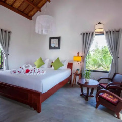 Отель An Bang Garden Homestay 3* Стандартный номер с различными типами кроватей фото 8