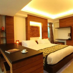Апартаменты Baan Nueng Service Apartment Студия с различными типами кроватей фото 7