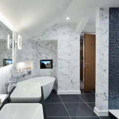 Отель Formby Hall Golf Resort & Spa Великобритания, Ливерпуль - отзывы, цены и фото номеров - забронировать отель Formby Hall Golf Resort & Spa онлайн ванная фото 2