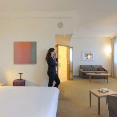 Отель Novotel München Airport 3* Представительский номер разные типы кроватей фото 10