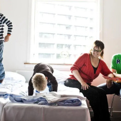 Отель Danhostel Copenhagen Bellahøj Стандартный номер с различными типами кроватей фото 3