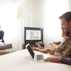 Отель Novotel Suites Paris Nord 18e 4* Улучшенный люкс с различными типами кроватей