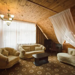 Гостиница Снежный барс Домбай комната для гостей фото 5