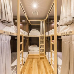 EAST57 ASAKUSABASHI - Hostel Кровать в общем номере с двухъярусной кроватью