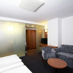 Отель Pension am Kurpark 3* Стандартный номер фото 6