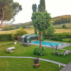Отель Villa Giuliana Ареццо бассейн фото 2