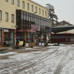 Отель Center Hotel Imatra Финляндия, Иматра - 13 отзывов об отеле, цены и фото номеров - забронировать отель Center Hotel Imatra онлайн вид на фасад фото 3