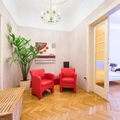 Апартаменты Wenceslas Square Apartment комната для гостей фото 3
